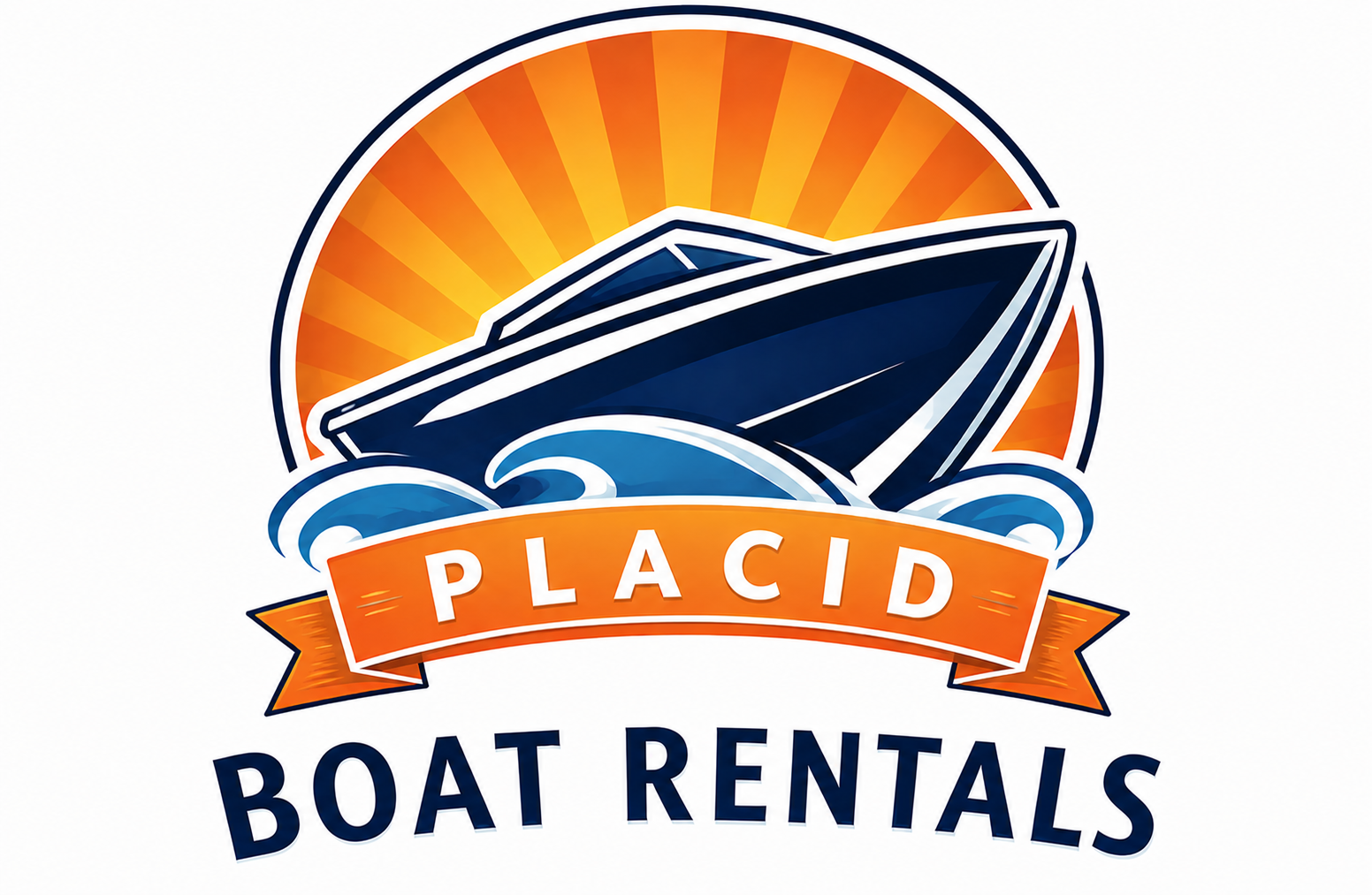 Placid Boat Rentals Logo